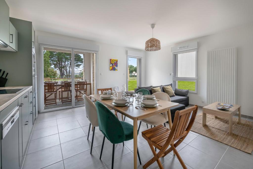 Khu vực ghế ngồi tại Rez-de-terrasse pour 6 proche centre de Pornic