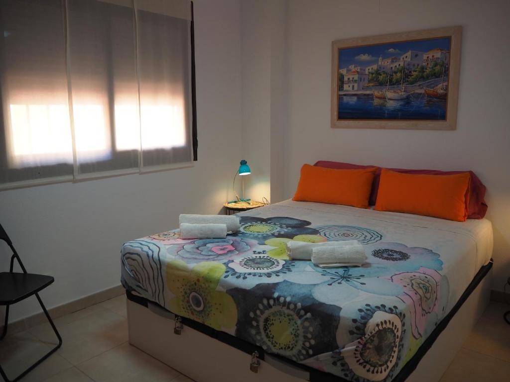 Postel nebo postele na pokoji v ubytování Villa Marina BA3