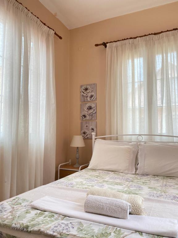 Postel nebo postele na pokoji v ubytování Villa titika