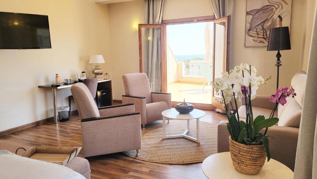 Hotel Monarque Costa Narejos - Chambre Double De Luxe Avec Balcon Et Vue Sur Mer