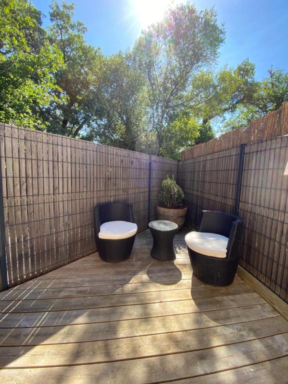 Fotografia z galérie ubytovania Gîte Cala Verde Terrasse, à 4km de la première plage v destinácii Audenge