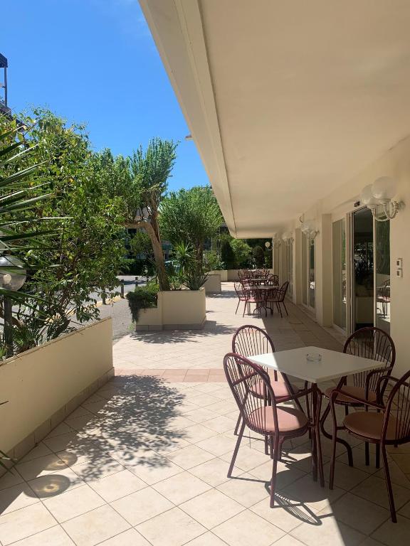 Balkón nebo terasa v ubytování Hotel Tiffany