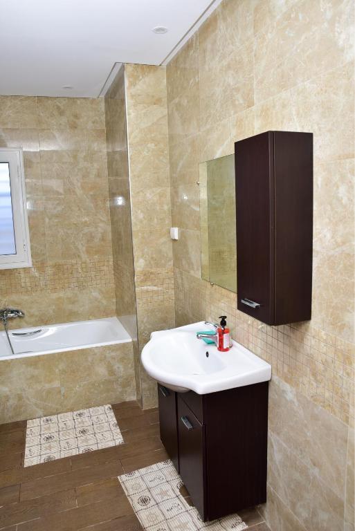 Koupelna v ubytování New appartement with à private pool
