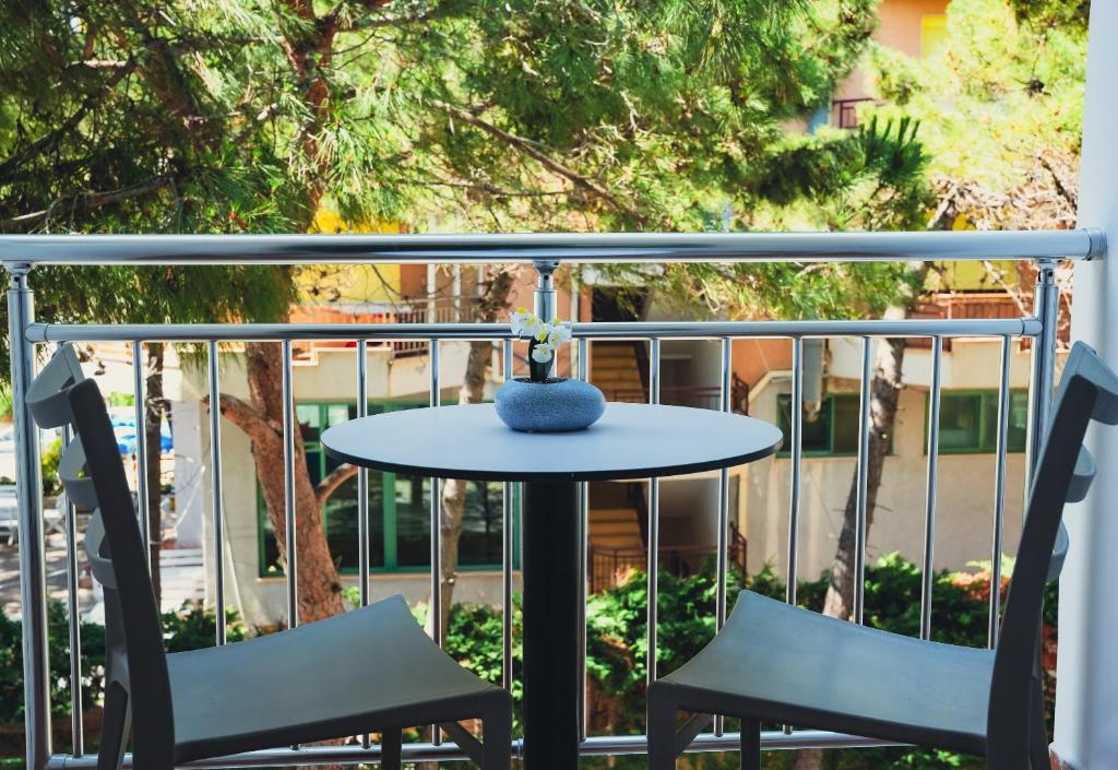 Balkón nebo terasa v ubytování Hotel Andi