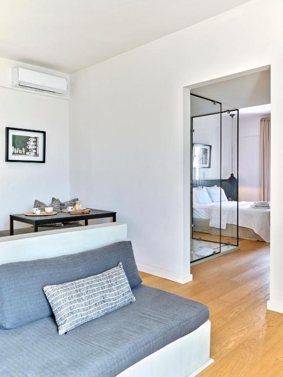 Posezení v ubytování Magoo Suites