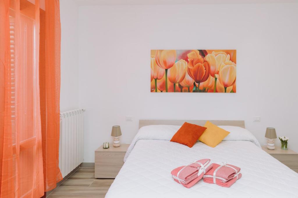 Postel nebo postele na pokoji v ubytování Modianus Suite