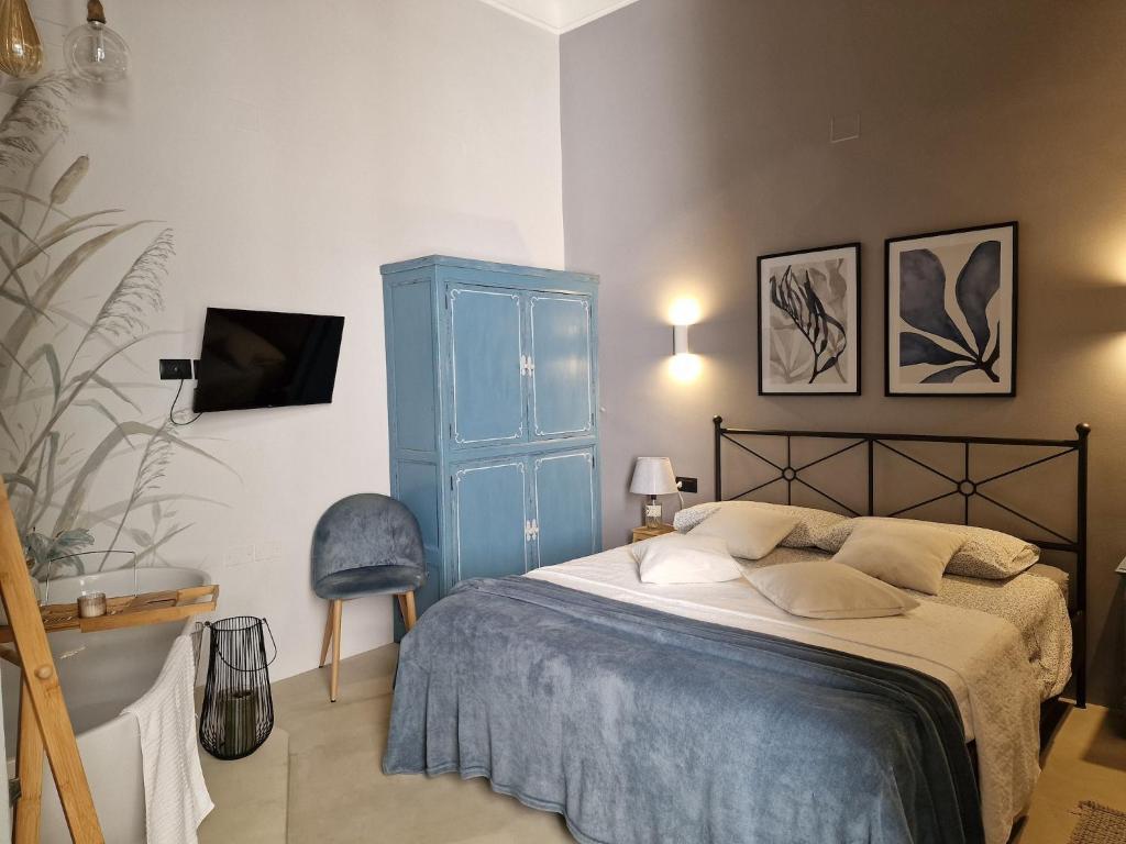 Postel nebo postele na pokoji v ubytování Erbe12 loft&park