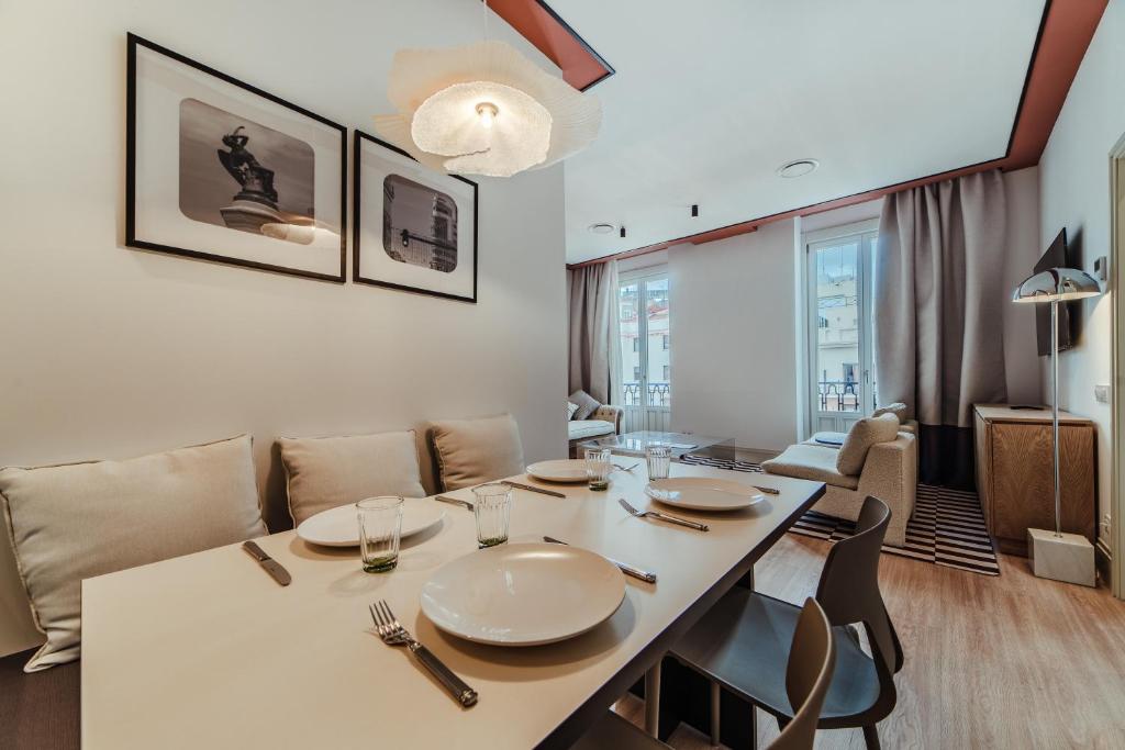 Posezení v ubytování Apartamentos Soho Boutique Hoy No Me Puedo Levantar