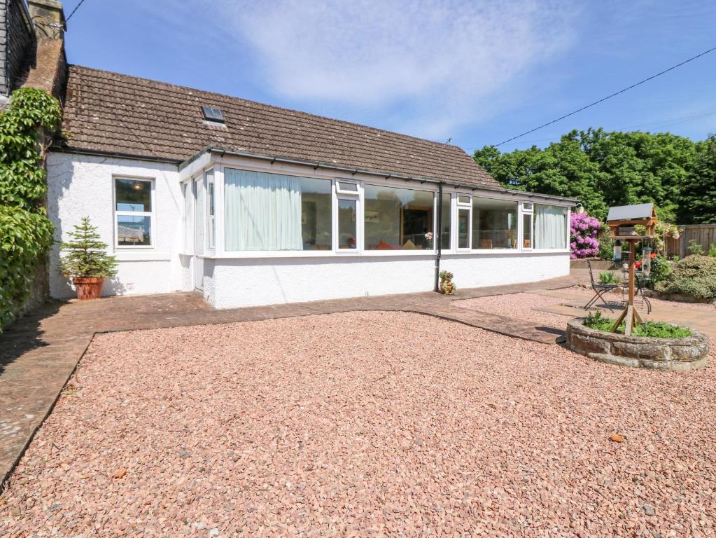 Bygningen som feriehuset ligger i