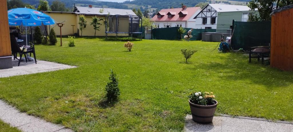 Zahrada ubytování Apartmány Věra