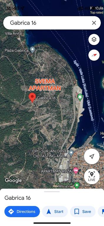 Fotografie z fotogalerie ubytování SVEMA APARTMAN v destinaci Vela Luka