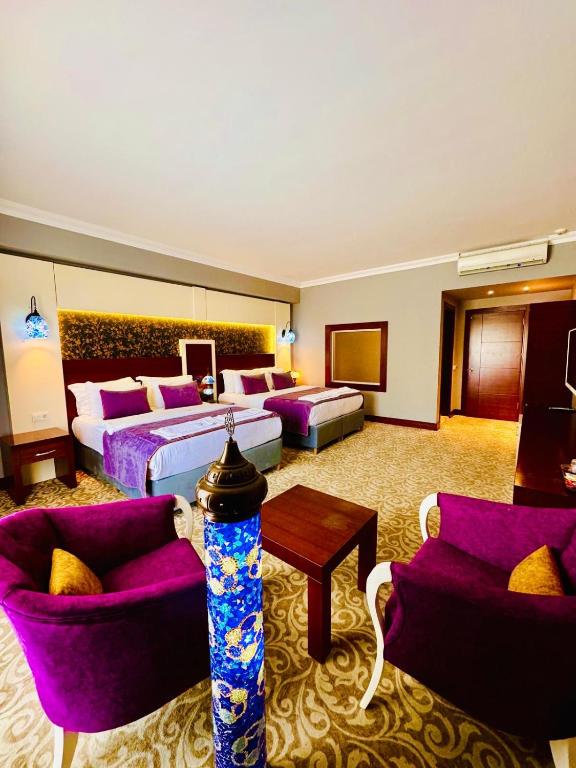 Posezení v ubytování Pamukkale Whiteheaven Suite Hotel