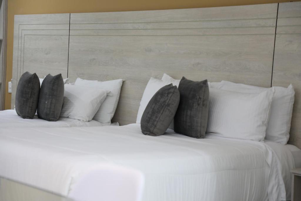 Cama o camas de una habitación en Hotel Súper Estrellas