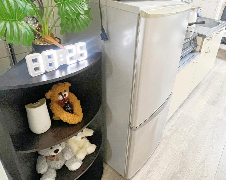 Kuchyň nebo kuchyňský kout v ubytování 東新宿1分&新大久保10分