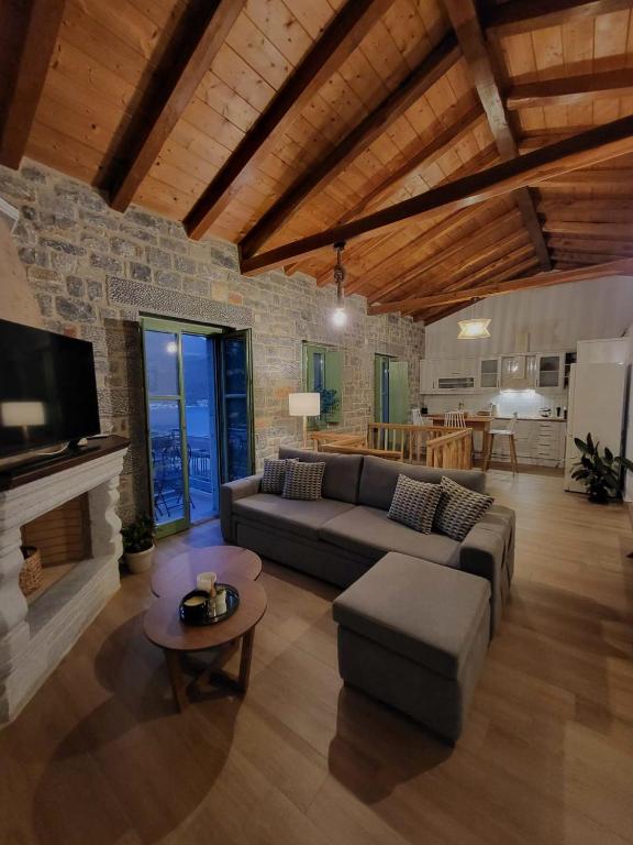Posezení v ubytování Casa Nostra Maisonette