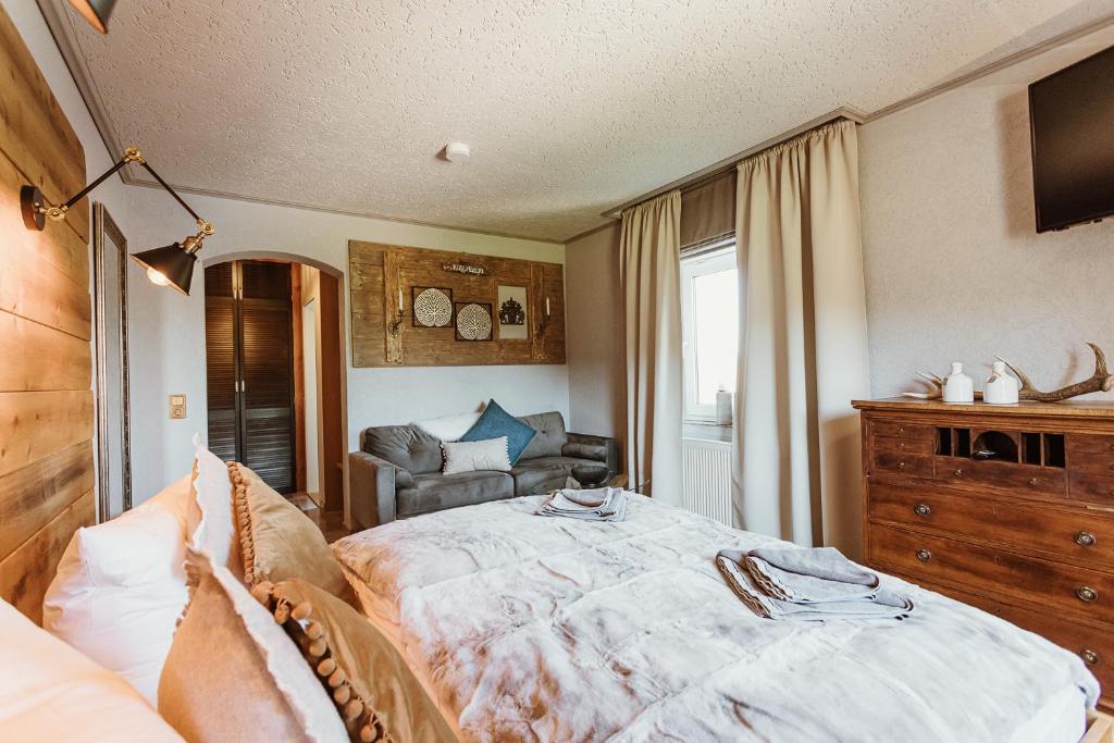 Pension Goldbachmühle - Double Room With Terrace