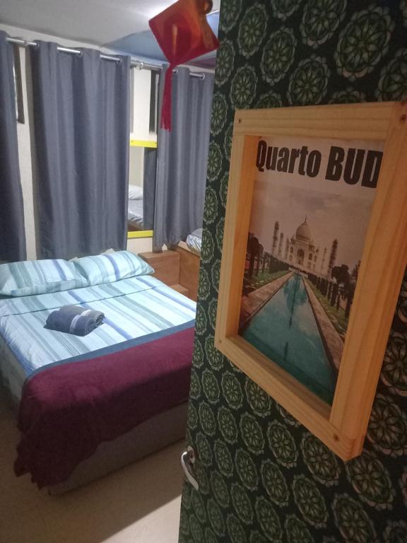 Postel nebo postele na pokoji v ubytování Hostel Trilhas e Rotas - a 150m da Avenida Paulista