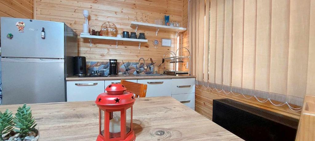Kuchyň nebo kuchyňský kout v ubytování Cottage lima