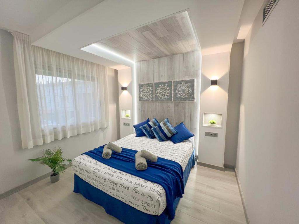 Llit o llits en una habitació de Mediterranea Loft New