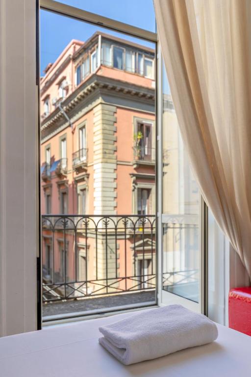 Balkon lub taras w obiekcie Napolit'amo Hotel Principe