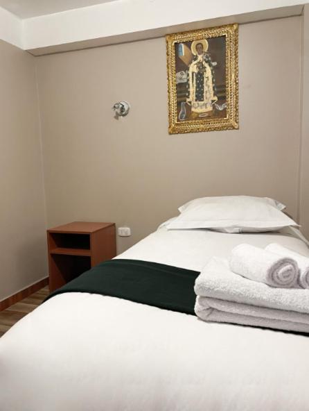 Katil atau katil-katil dalam bilik di Hotel Joram
