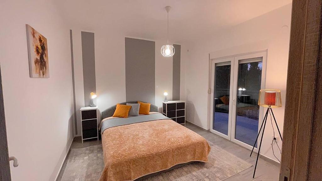 En eller flere senge i et værelse på BOKI apartments