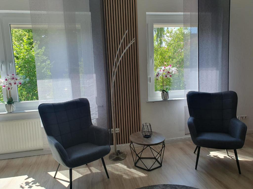 Posezení v ubytování Stadtoase am Rathaus Emden