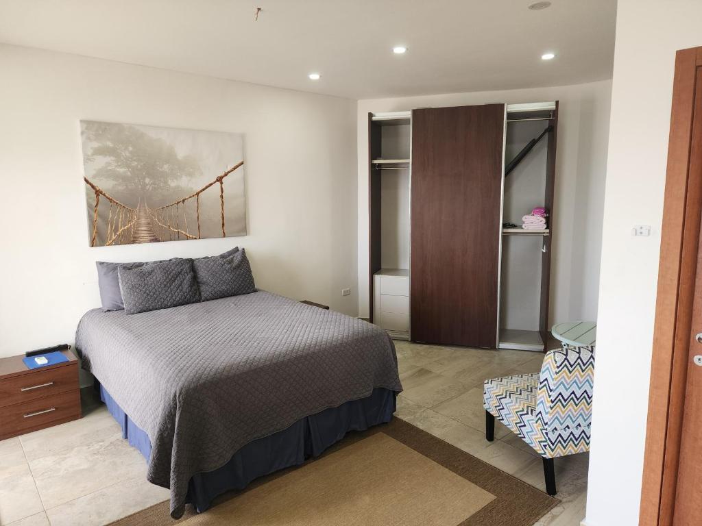 Postel nebo postele na pokoji v ubytování OCEAN FRONT, Las Palmas, Villa 1320