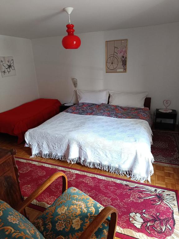 Postel nebo postele na pokoji v ubytování Casa Chiara