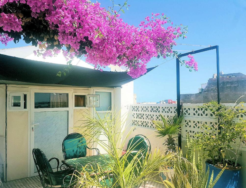 Zahrada ubytování Maison d'hôtes Cité Portugaise