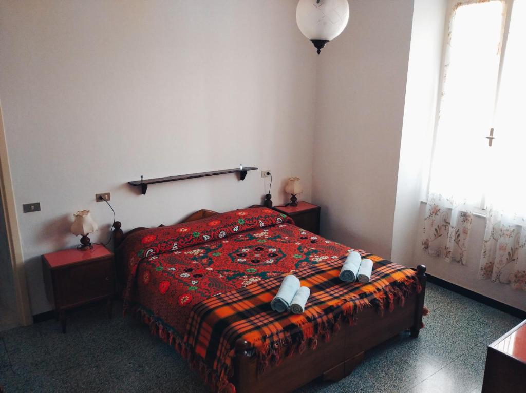 Postel nebo postele na pokoji v ubytování Albergo Belvedere