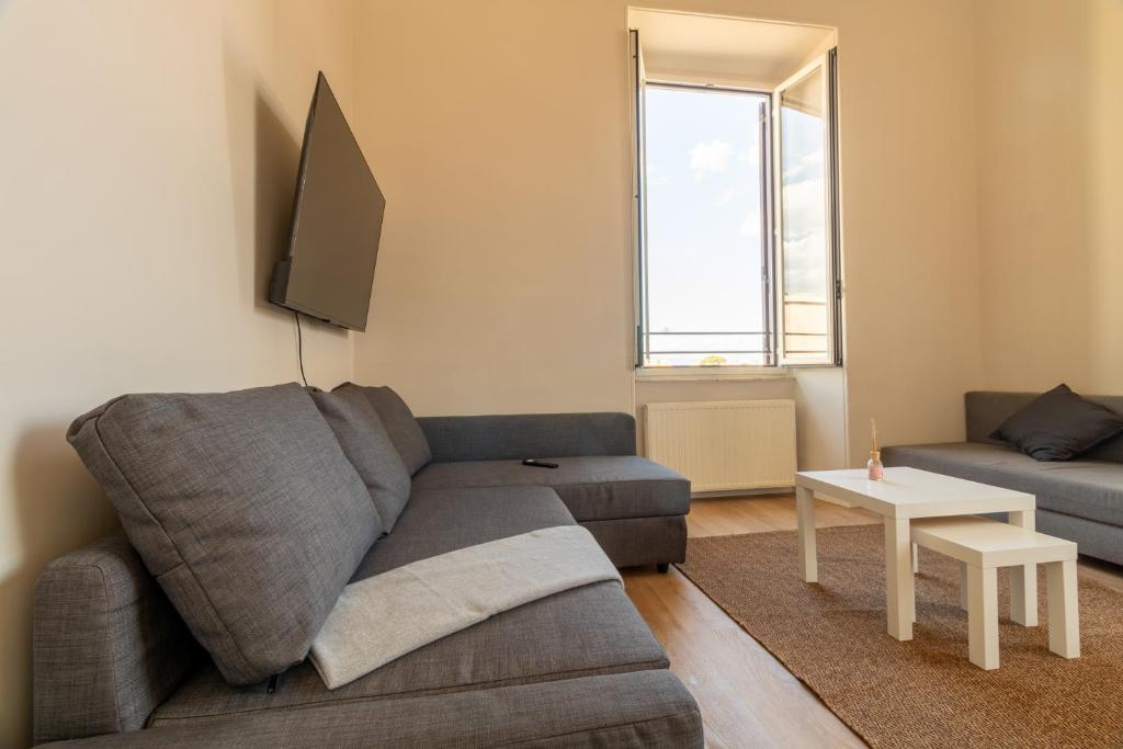 Posezení v ubytování Joe Litty Rooms