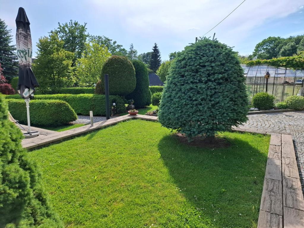 Zahrada ubytování Apartmán Vysočina