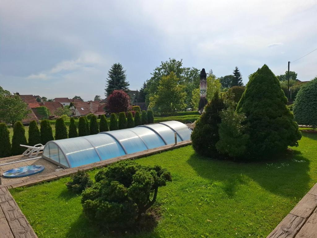 Zahrada ubytování Apartmán Vysočina