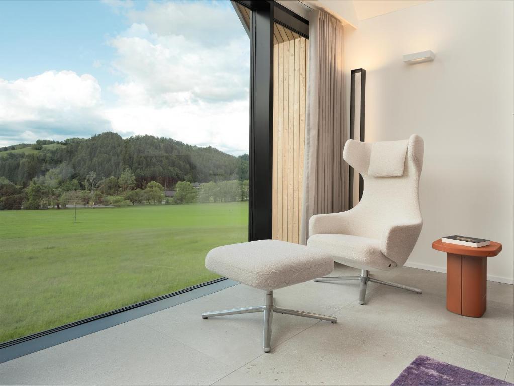 Un lugar para sentarse en Chalet 9