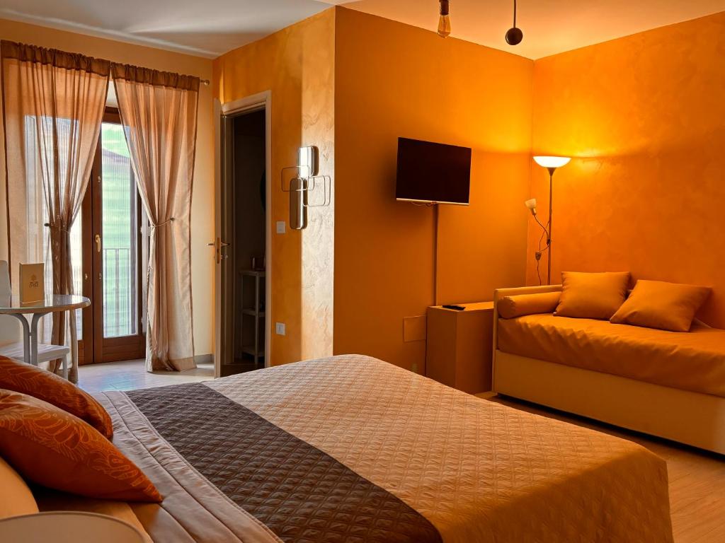 Dimora Offidius - Salle De Luxe Double Ou Jumelle Avec Balcon