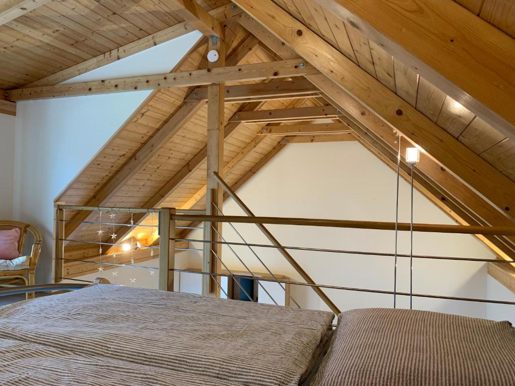 Postel nebo postele na pokoji v ubytování Apartmán Jana