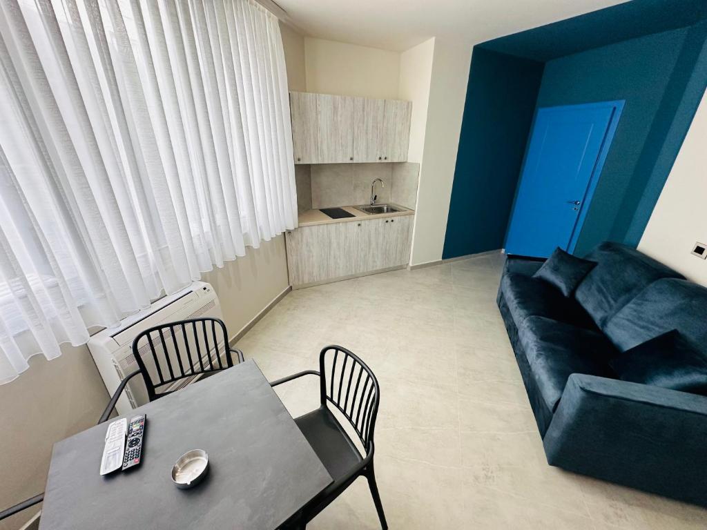 Posezení v ubytování STAY-FIVE rooms & apartments
