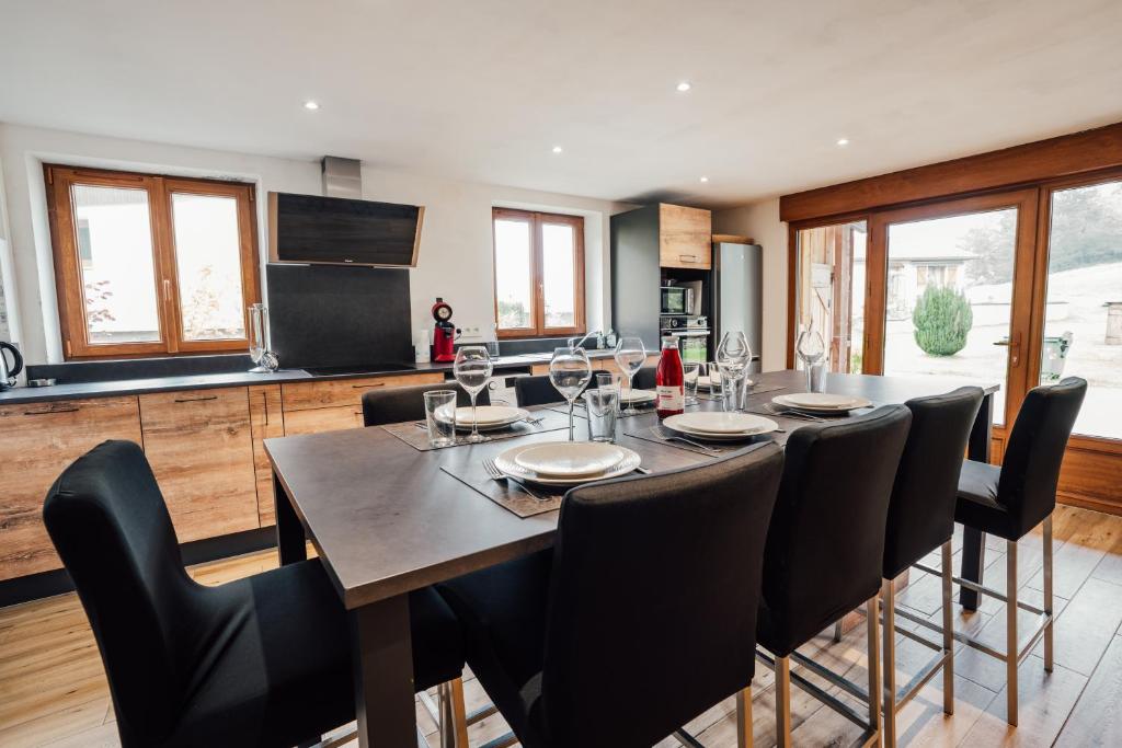 Kuchyňa alebo kuchynka v ubytovaní La maison du Xetté