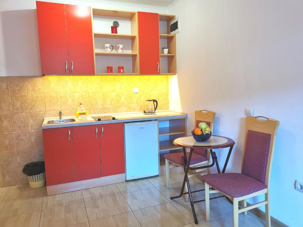 Kuchyň nebo kuchyňský kout v ubytování Durakovic Apartments