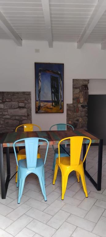 TV a/nebo společenská místnost v ubytování Casa Colore