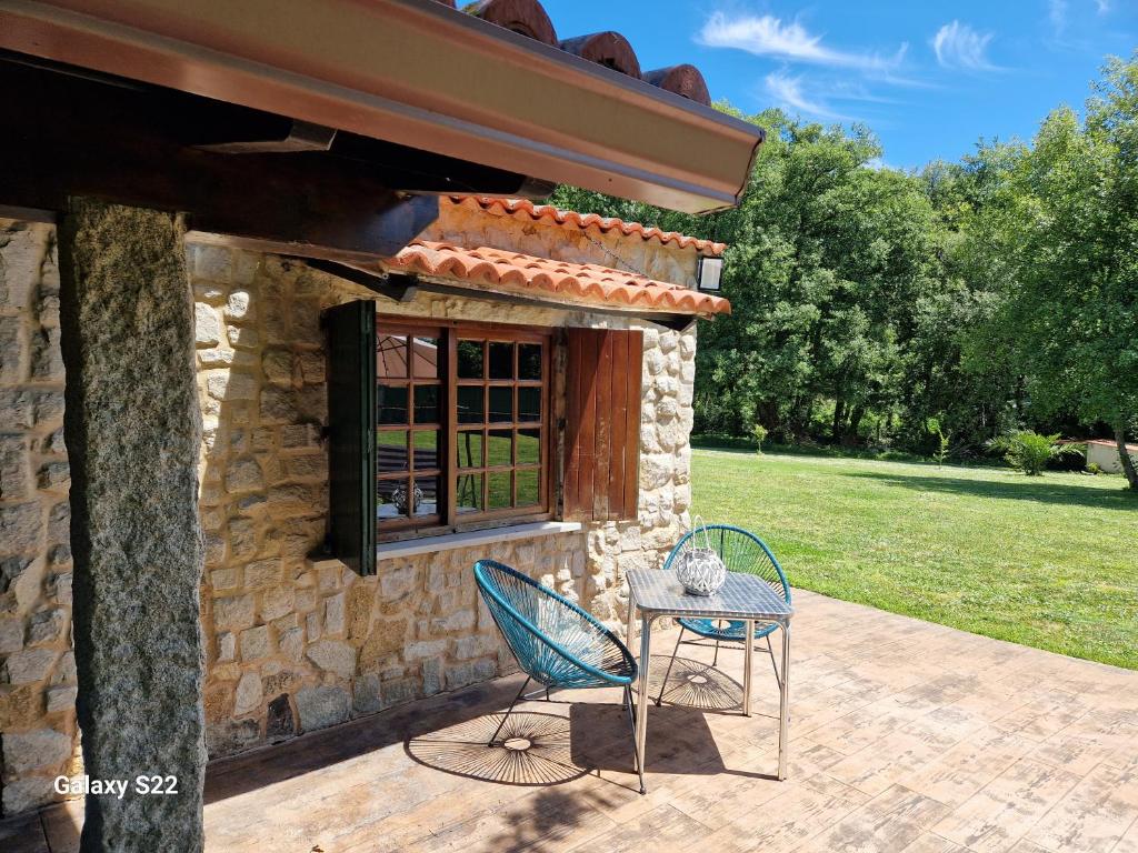 Zahrada ubytování Chalet playa Rianxo