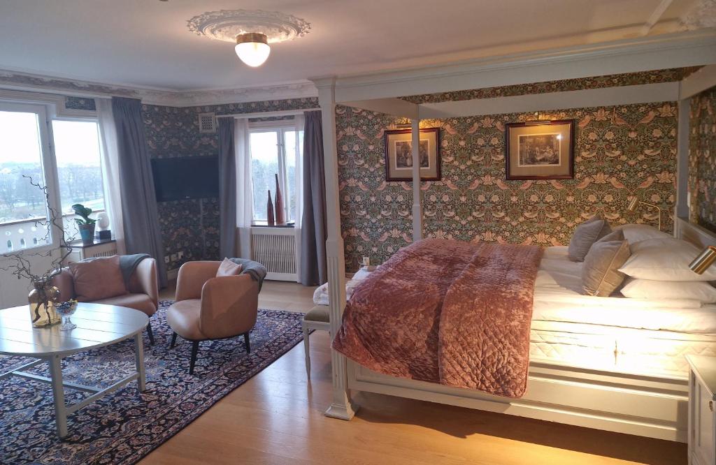 Posezení v ubytování Albert Kök Hotell & Konferens