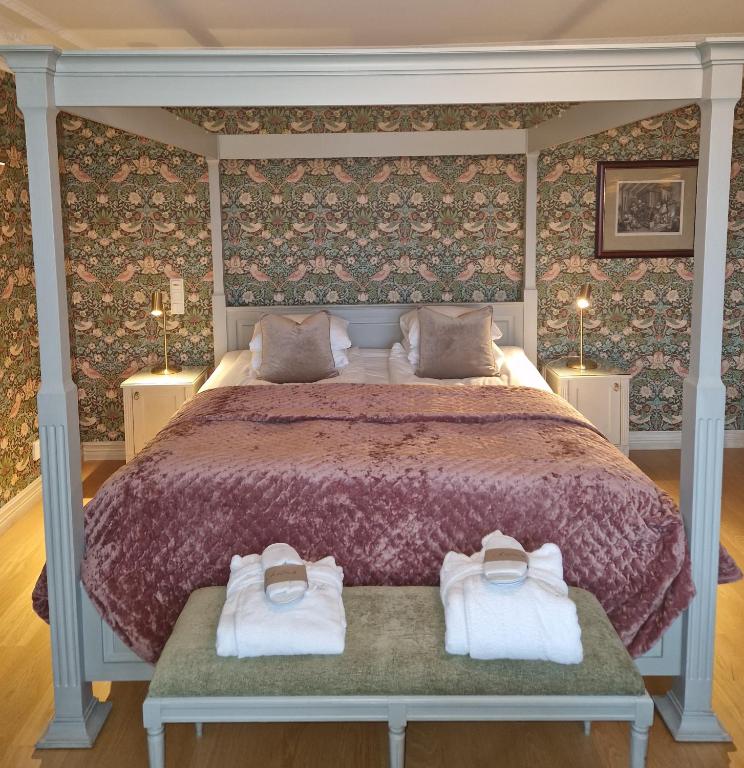 Postel nebo postele na pokoji v ubytování Albert Kök Hotell & Konferens
