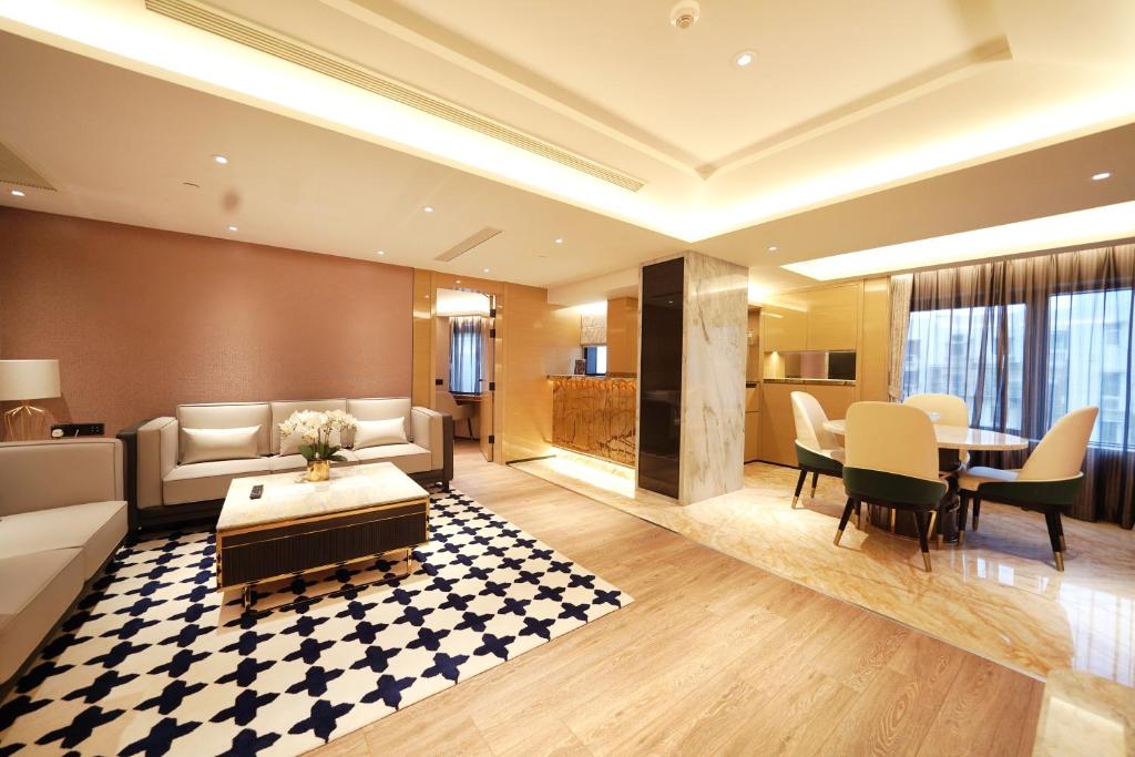 Posezení v ubytování Hotel Golden Dragon