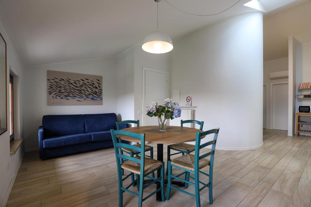 Kuchyň nebo kuchyňský kout v ubytování Le Querce Apartments