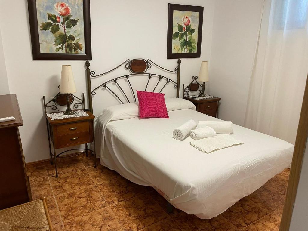 Posteľ alebo postele v izbe v ubytovaní Precioso apartamento de dos plantas con vistas