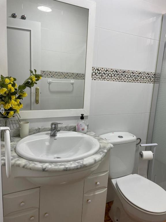 Kúpeľňa v ubytovaní Precioso apartamento de dos plantas con vistas