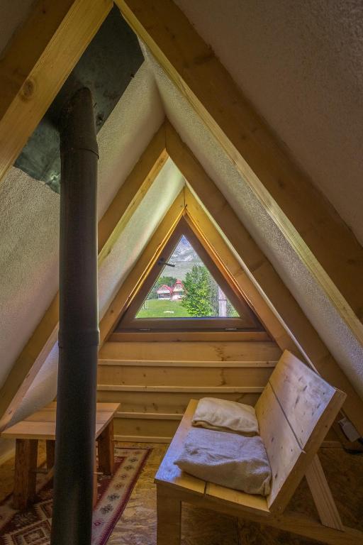 Postel nebo postele na pokoji v ubytování Maple village