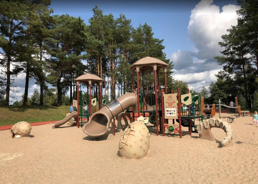 Herní místnost nebo prostor pro děti v ubytování Pokoje w Gołdapi